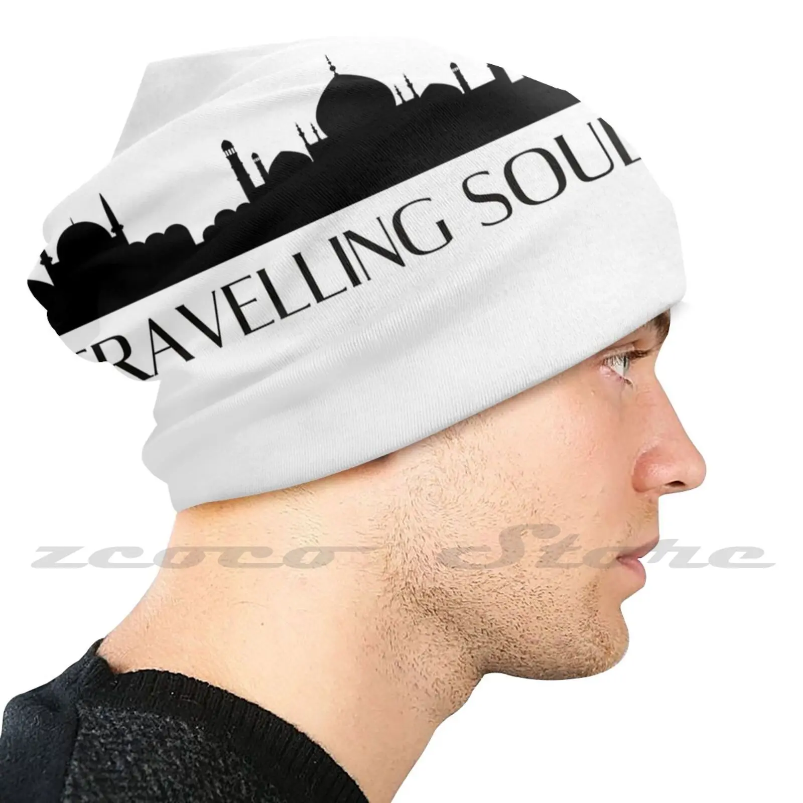 Travelling Soul Taj Mahal India Adult Kids Knit Hat Hedging Cap Outdoor Sports Breathable Travel Travelling Travelling Soul