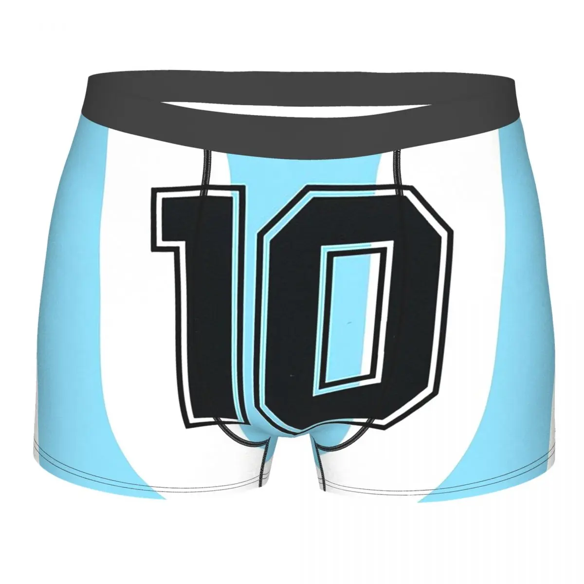 Diego Maradona Football Player D10S Underpants Breathbale Panties Male Underwear Ventilate Shorts Boxer Briefs