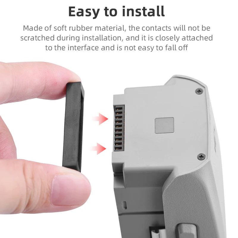 4Pcs ซิลิโคนปลั๊กป้องกันฝุ่นสำหรับ DJI Mavic Air 2/2S แบตเตอรี่ชาร์จพอร์ตครอบคลุมสำหรับ drone Protector อุปกรณ์เสริม