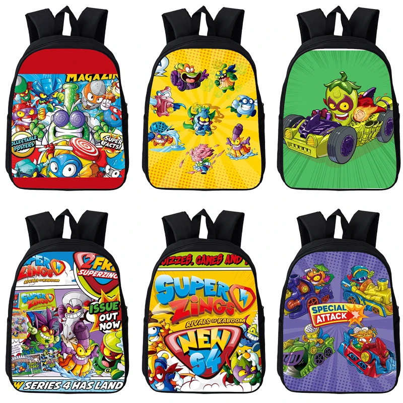 Kids Superthings Power Machines Kindergarten Mini Backpack Toddler Superzings Series 4/5/6 Rucksack Children Cartoon Travel Bags