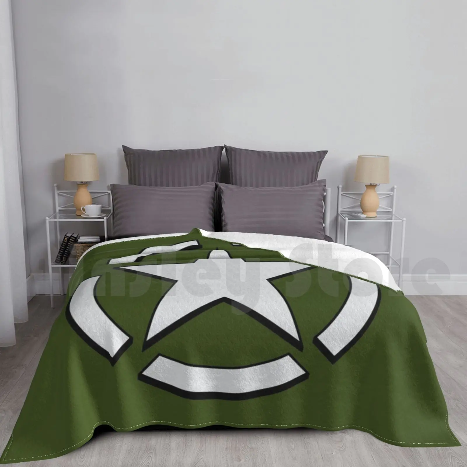 Army Military Design Blanket Super Soft Warm Light Thin Military Army The Army Veteran Veterans Air Force Navy Army