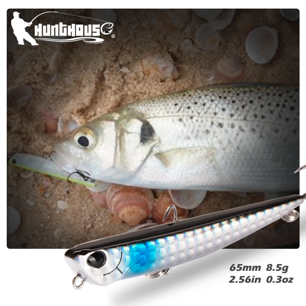 Hunthouse Penicl Lure 75mm/8g Sinking Fishing lure stickbait Hard Lure Quality Professional for seabass