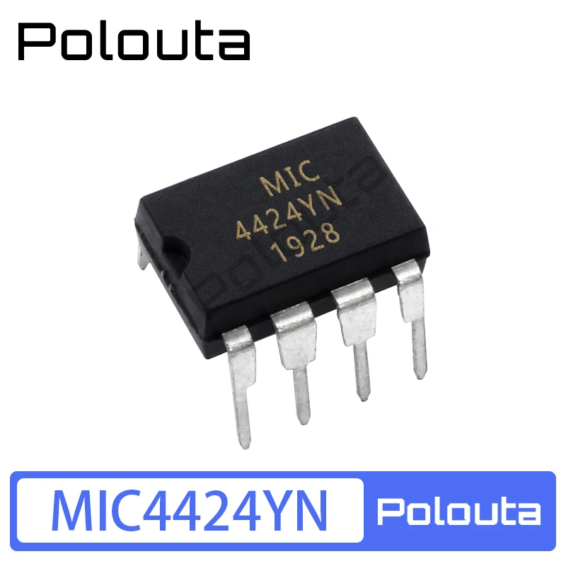 5 Pçs/set Polouta MIC4424YN DIP-8 Acústico Elétrico Motorista MOSFET Componentes Kits Arduino Nano Circuito Integrado
