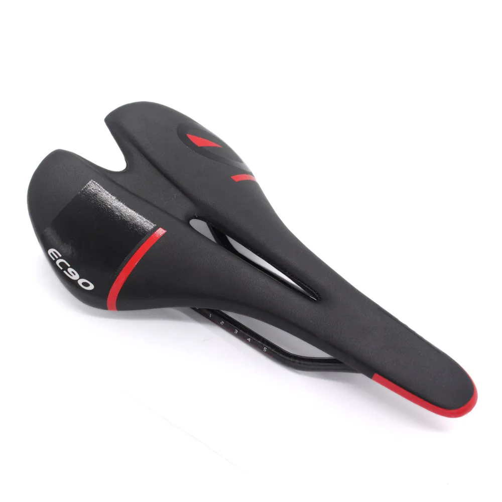 New EC90 bike saddle Road bike Seat Men Cycling Cushion Mountain Bike steel track Hollow Design MTB Saddle Bicycle Accessories