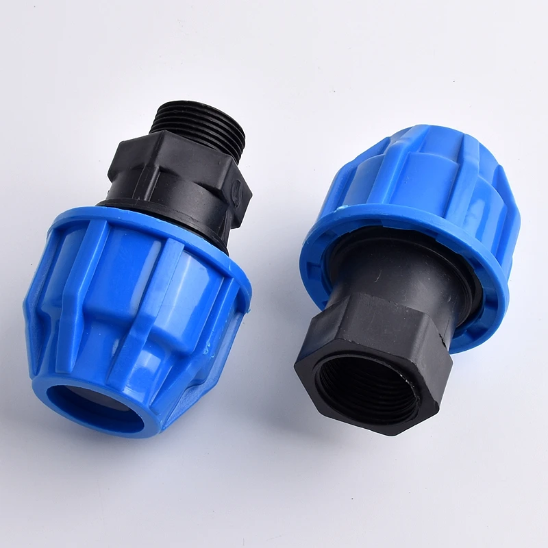 1Pc Hi-quality PPR PVC PE Female Male Thread Direct Quick connector Water Pipe Connectors Plastic joint Agricultural Accessories