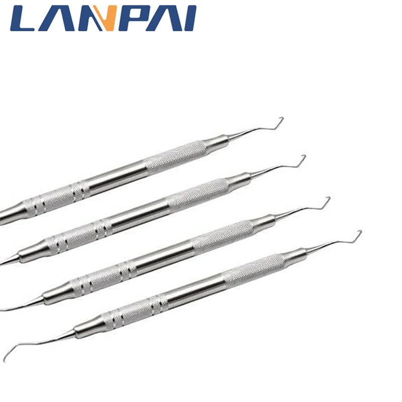 Lanpai Handmade Subgingival Dental Periodontal Instrument Curette 4*1