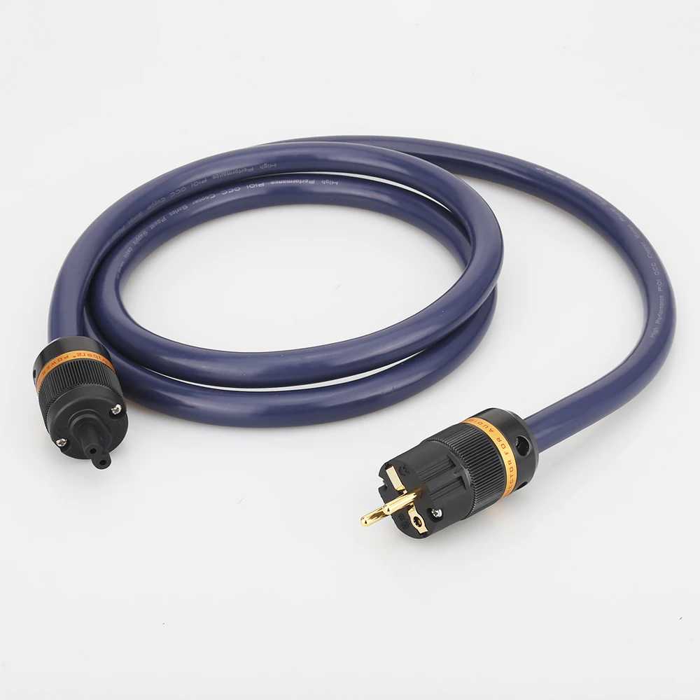 Hi-end P101 6N OCC AC Power Cable with VIBORG Pure Copper Power Connectors Figure 8 IEC Hifi Power Cord