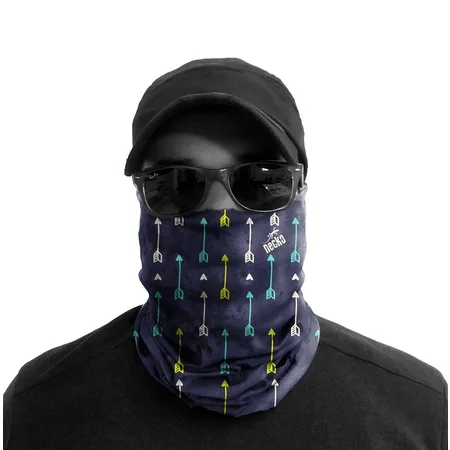 Necko Blue Arrows Mask Buff Bandana Face Mask-DN460 460042841