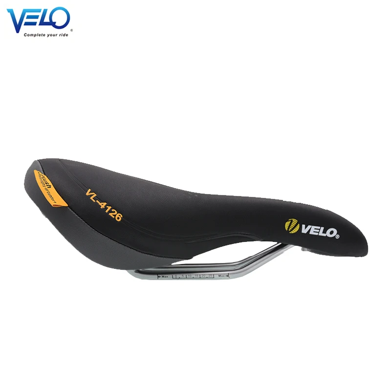 Velo-VL-3147 Mountain Bike Seat, Comfortable, Super-soft, Shock Absorption, PU Leather, Bicycle Saddle Parts, 4126