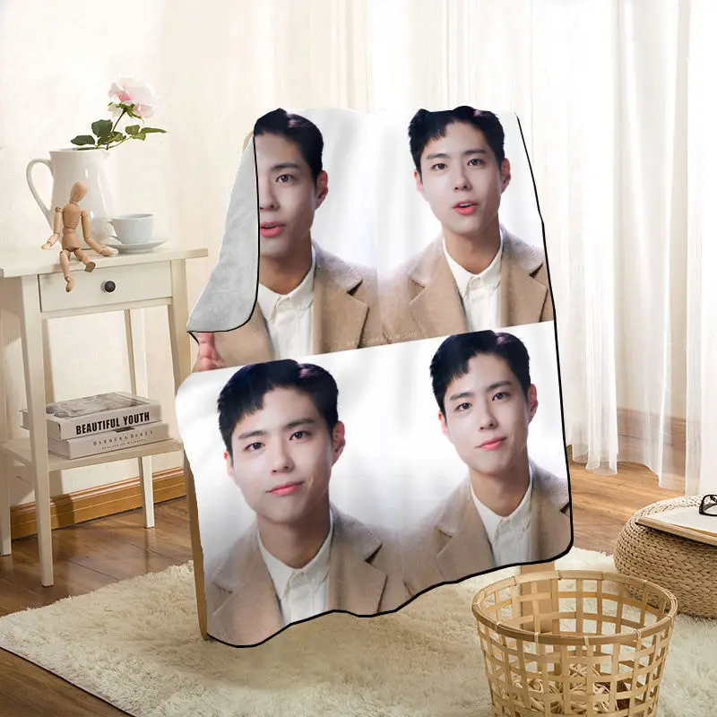 New Arrival Park Bo Gum KPOP Blankets Printing Soft Blanket Throw On Home/Sofa/Bedding Portable Adult Travel Cover Blanket 0719