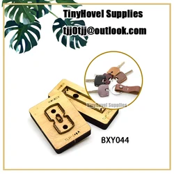 The Key Charm and Key Case Steel Rule, Wood Die Cut, Cutting Mold, Steel Punch - Cutter for Leather Crafts (BXY044), TinyHovel