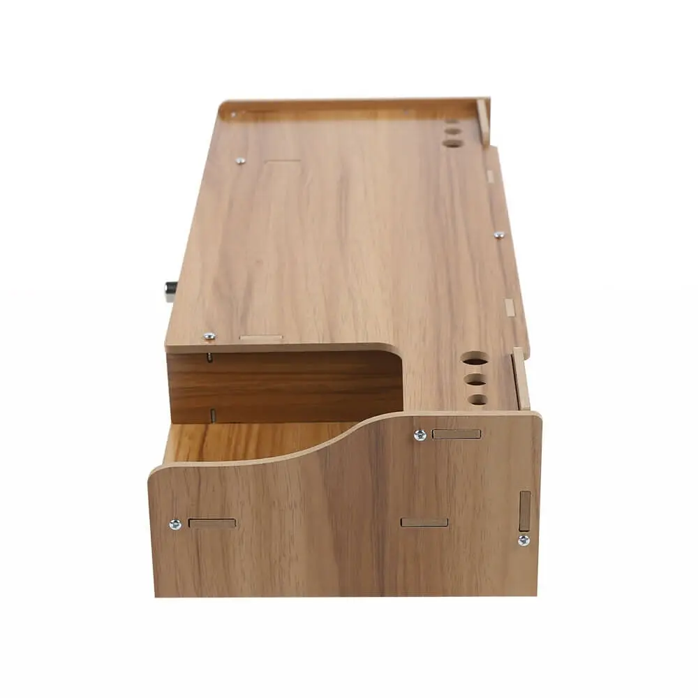 Home Computer Monitor Riser Stand mit Telefon halter, Computer Schreibtisch Organizer, Laptop Schreibtisch Schublade Schließfach