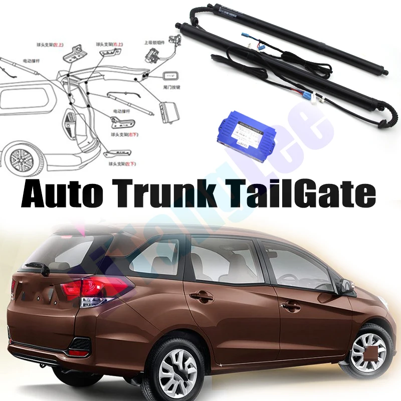 Car Power Trunk Lift For HONDA Mobilio DD4 2014~2024 Electric Hatch Tailgate Tail Gate Strut Auto Rear Door Actuator