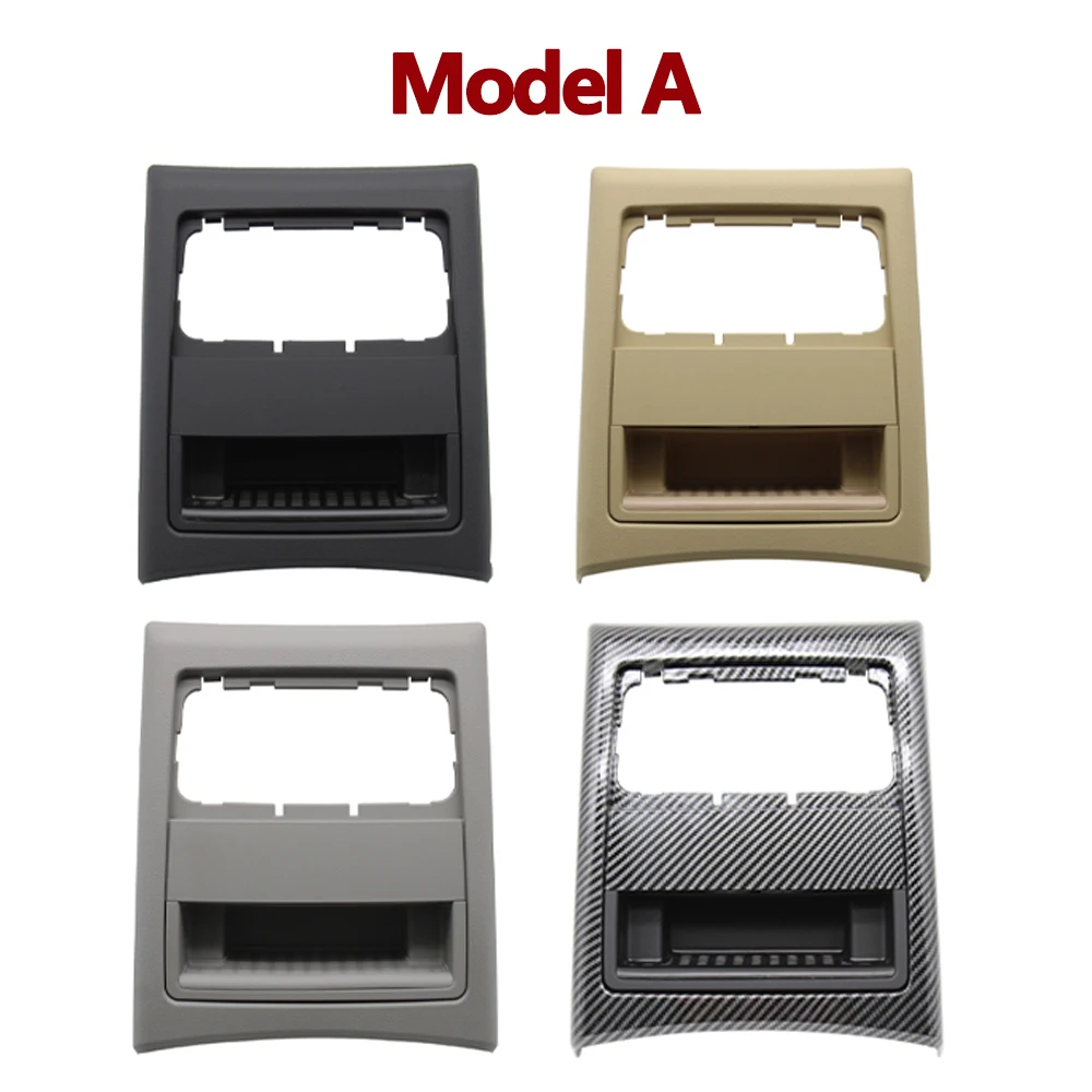 4 Colors Rear Air Conditioner AC Vent Grille Outer Frame Surrounding Cover Ashtray Trim Panel For BMW 3 Series E90 E91 2005-2012