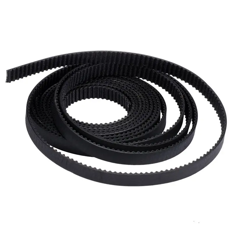 2/5M GT2 เข็มขัด Synchronous กว้าง 6mm 2 GT-6mm สำหรับ 3D ชิ้นส่วนเครื่องพิมพ์ repRap Mendel 2GT เข็มขัดรอกอุปกรณ์เสริม