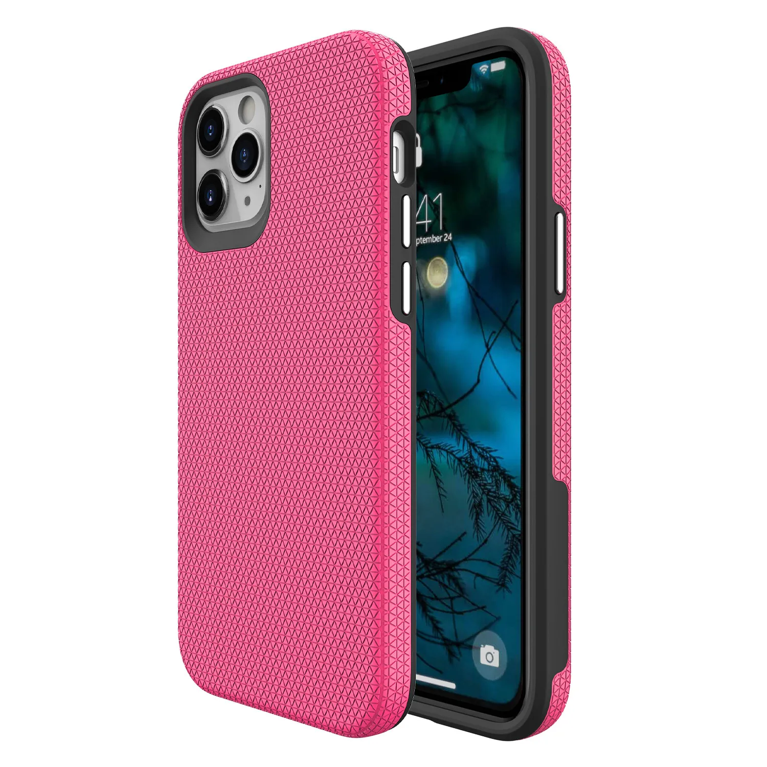 Grid Heat Dissipate Case For iPhone 13 11 12 Pro Max X XR XS Max 6s 8 7 Plus SE Matte PC+TPU Silicon Creative Rhombus Phone Case