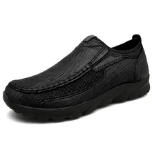Men's Casual Handmade Loafers Sneakers #5