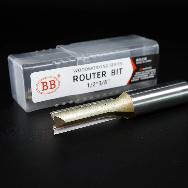 Imagem -02 - Bb-long Router Bit Tool Slotting End Mill Cortador Placa de Madeira Maciça Carpintaria Slot Fresagem Flauta 2