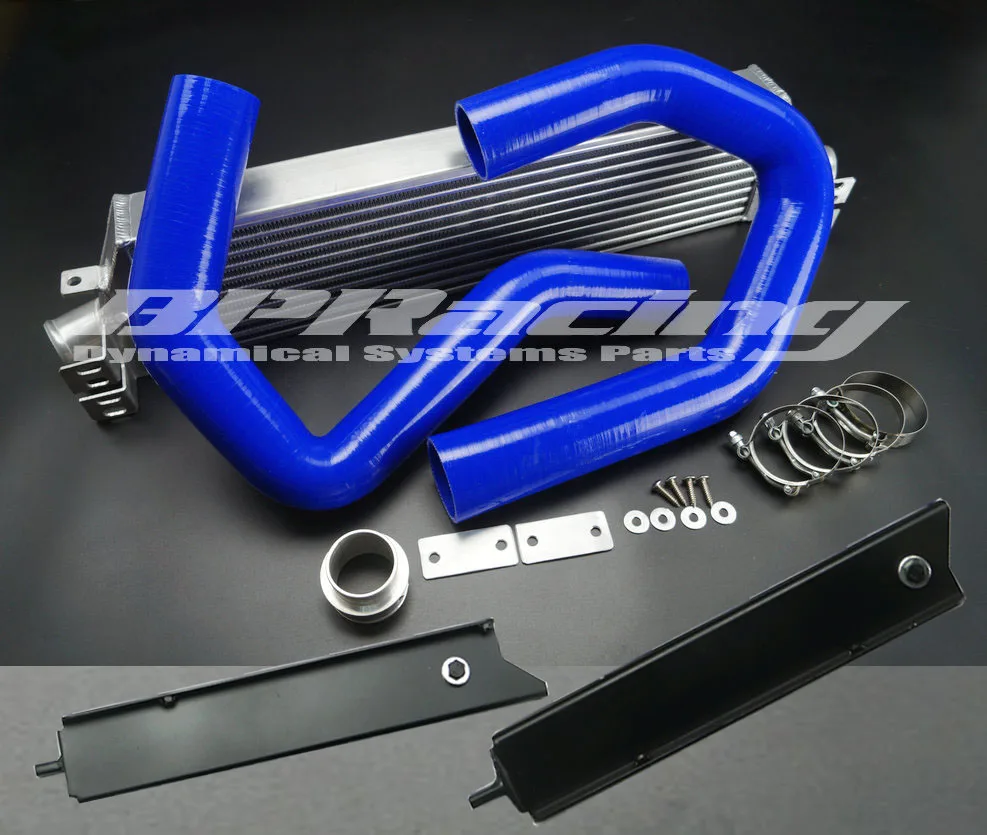 Front Intercooler Silicone Hose Pipe + intercooler For  VW GOLF MK5/MK6/GTI/JETTA /AUDI A3 2.0T