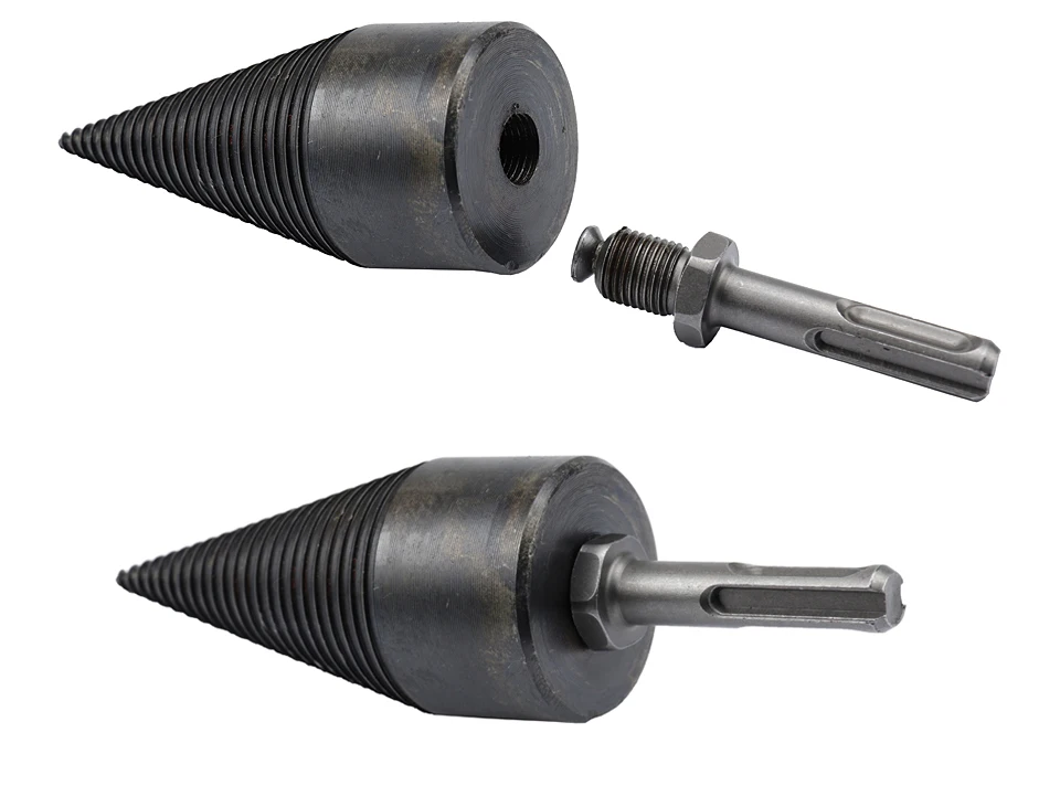 32mm/42mm HSS Brennholz Splitter Bohrer Runde/Hex/Dreieck Schaft Holz Split Kegel Bohrer bit Holzbearbeitung Werkzeuge