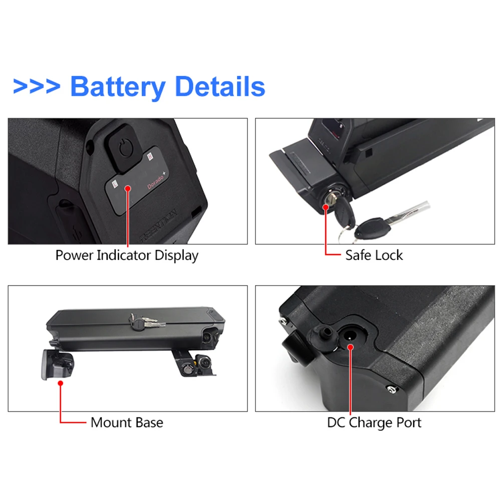 48v 20Ah Reention Dorado NCM Moscow Ebike Battery Pack 48Volt 16Ah 14Ah Electric Bicycle Batteries For Surface604 Magnum bike