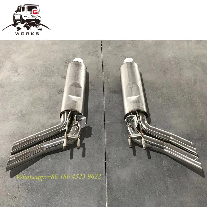 

W463A G500 G63 exhaust for w464 g class 2019y design B style tips w463A stainless steel exhaust