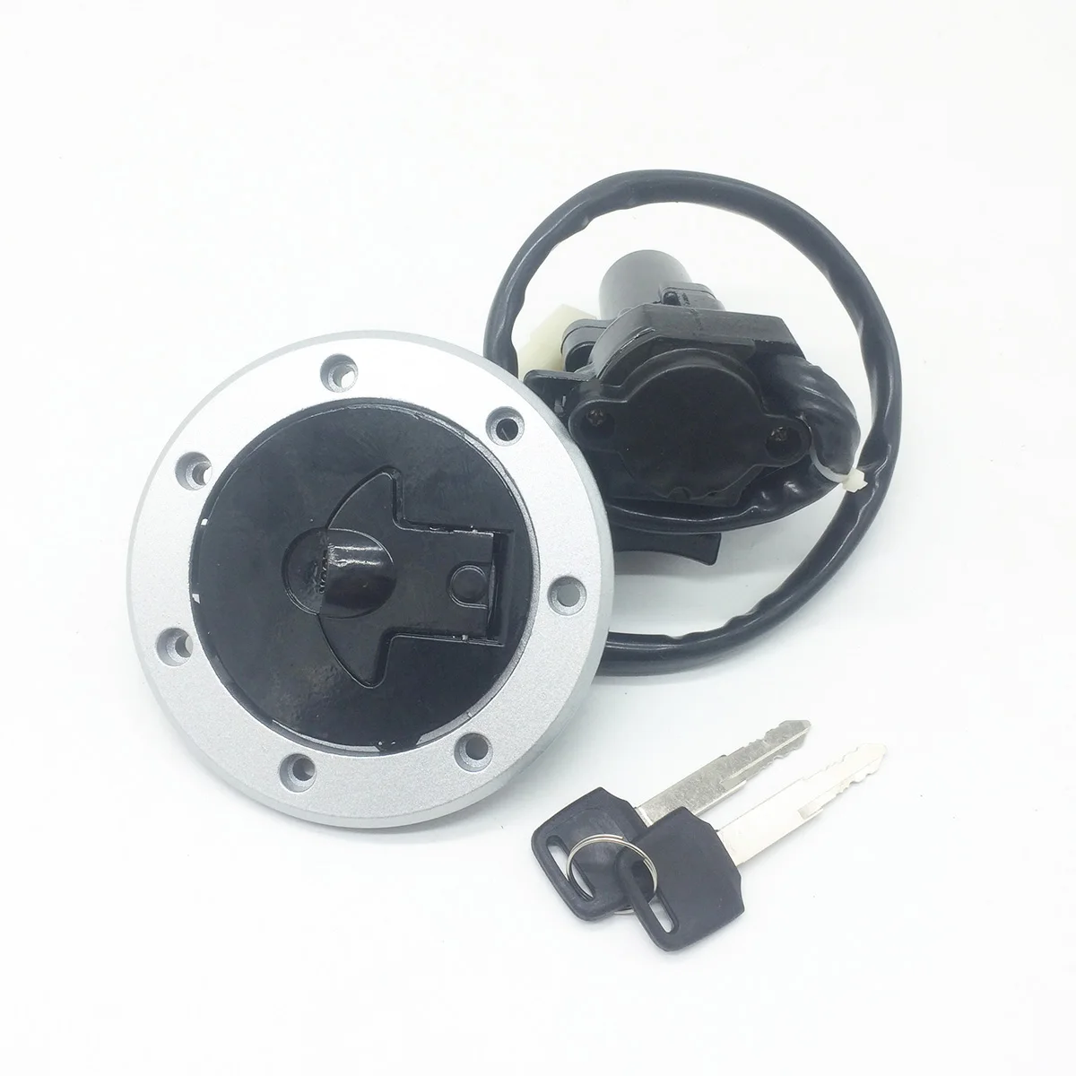 Zündschloss Sperrschlüssel Kraftstofftankdeckel Passend für Kawasaki Ninja 250 ZX6R ZX7R ZX9R ZZR400 ZXR400 ZZR600 ZXR750 – Detail 8