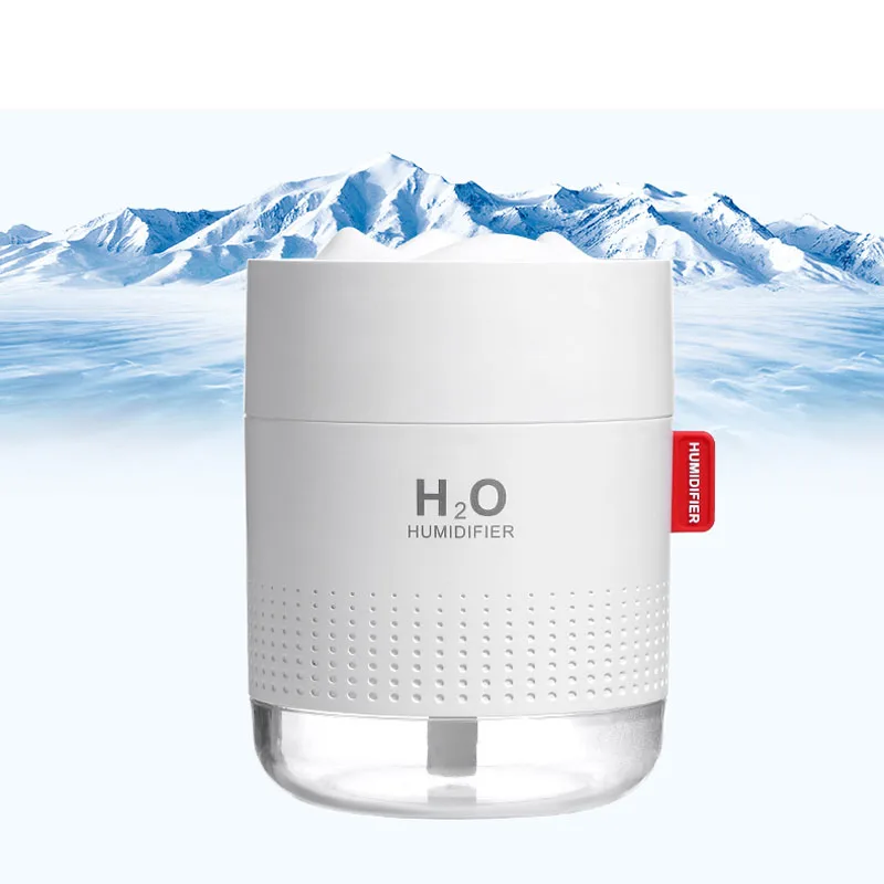 Aroma Essential Oil Diffuser Mini Ultrasonic Snow mountain Humidifier Air Purifier LED Light USB Car air freshener Mist Maker