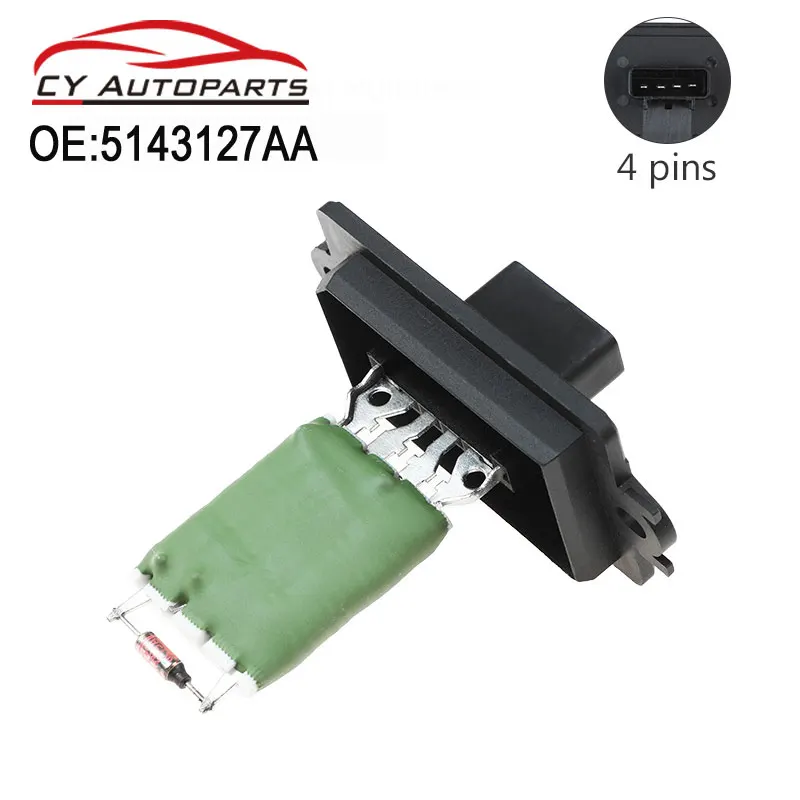 New Blower Motor Resistor For Jeep Commander Grand Cherokee 2005-2007 5143127AA 68020227AA