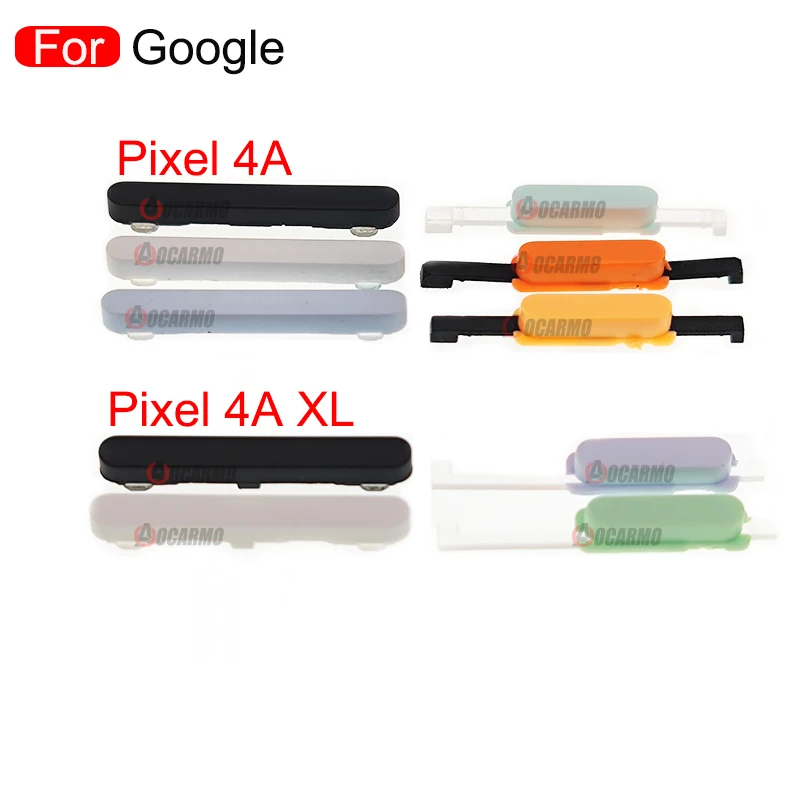 Replacement Part For Google Pixel 4 4A XL 4A 5G 4XL Volume Up Down Power On Off Side Key Button