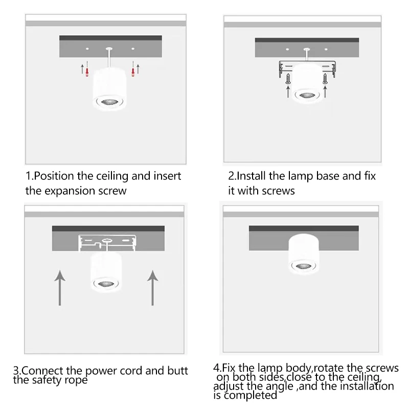 Intelligent Voice Control Dimming And Color Matching Led Macarone Living Room Corridor Hole Free Downlight
