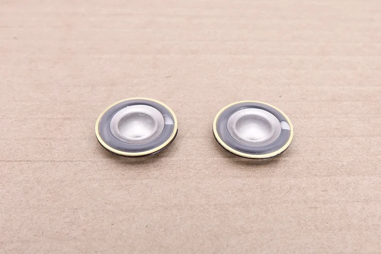 Titanio pellicola unità di altoparlante subwoofer 14.2 MILLIMETRI altoparlante FAI DA TE shell cuffie 2pcs