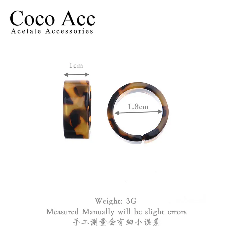 Clearance Sale =  acetate acrylic fashion Love rings Couple rings sweethearts lover NO.9# ring acetate Opening ring