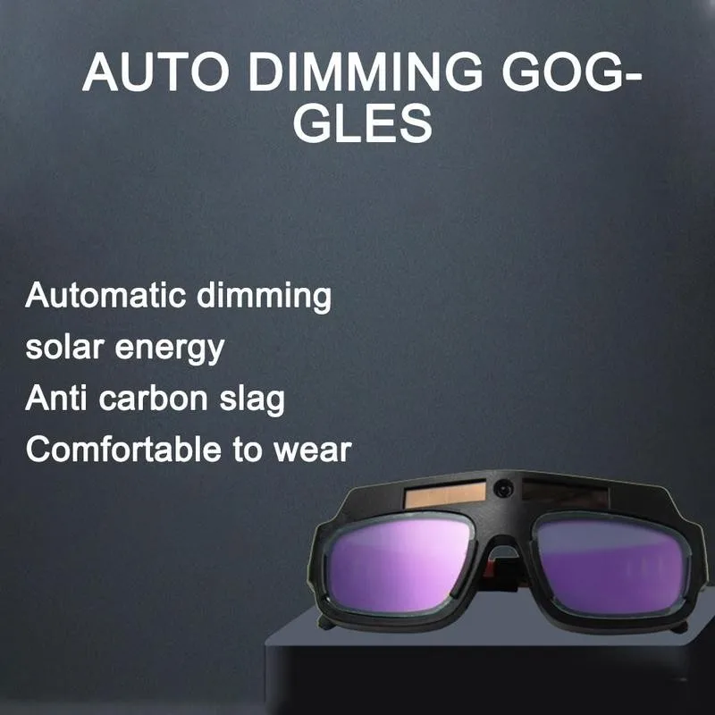 Automatic Darkening Dimming Welding Glasses Anti-glare Argon Arc Welding Glasses Welder Eye Protection Special Goggles Tools