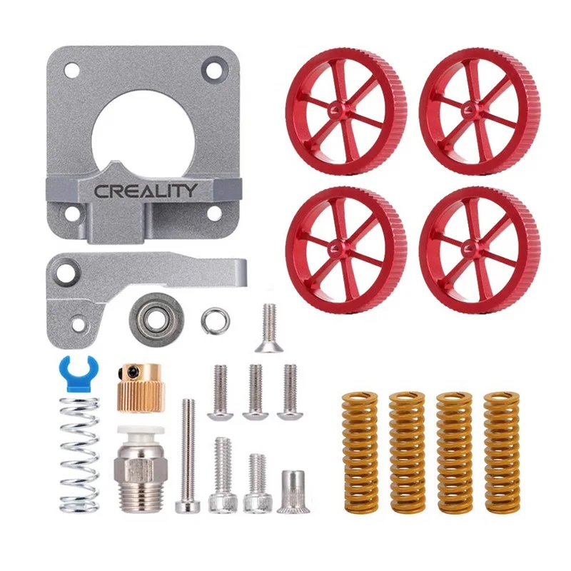 Creality-extrusor de filamento de alumínio mk8 com tubos capricorn, 1.75mm, extrusor para impressora 3d