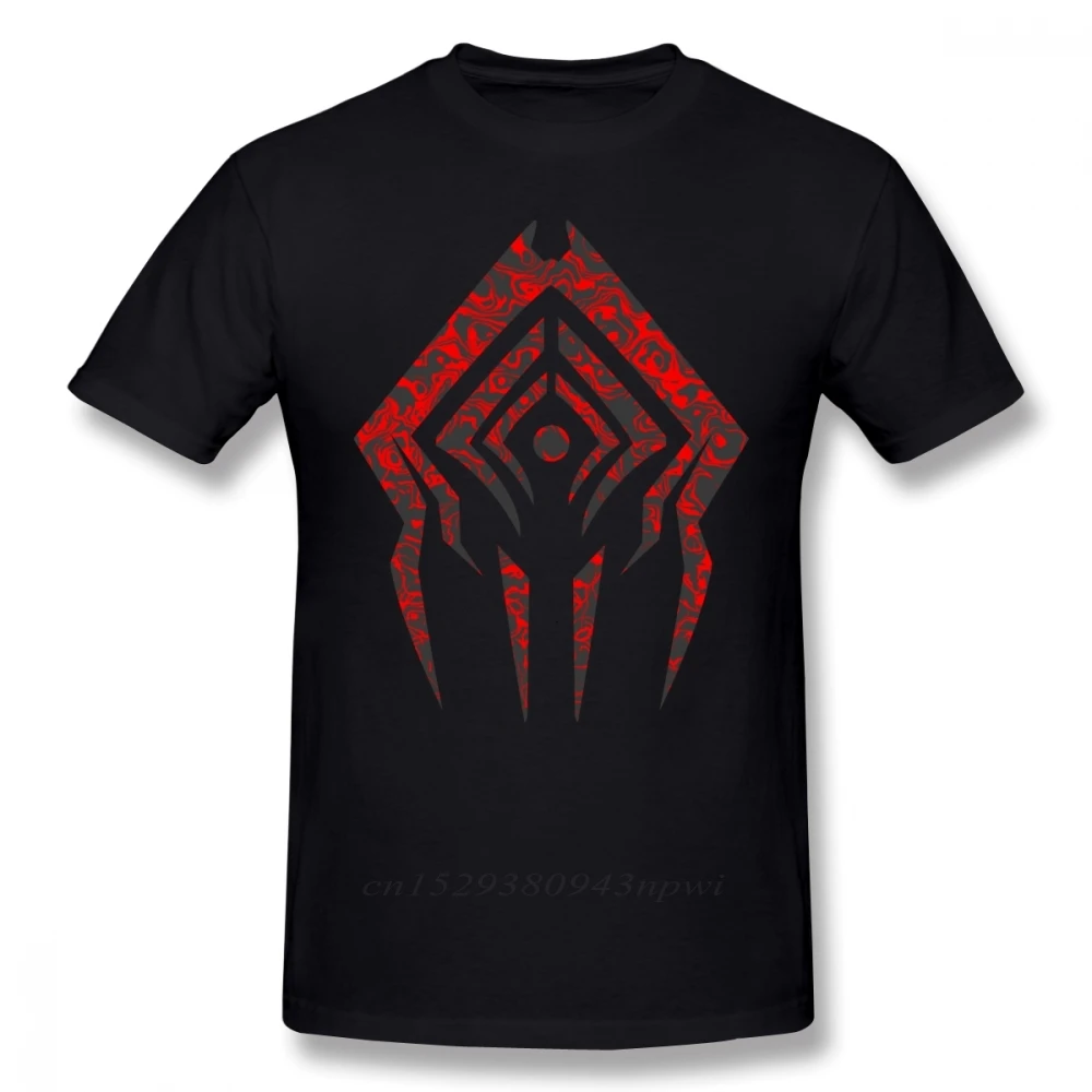 Warframe T Shirt Stalker Sigil T-Shirt Short-Sleeve Oversize Tee Shirt Casual 100% Cotton Funny Man Printed Tshirt