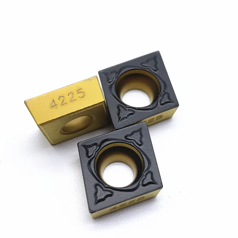Imagem -02 - Carboneto de Inserção Cortador Cnc Torno Metal Ferramenta Torneamento Interno Atacado Ccmt 120404 120408 Pm4225 Ccmt120404 Ccmt120408 pm 4225