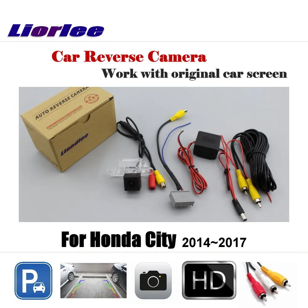 

For Honda City 2014-2017 Car Rear View Camera Original Display Reverse Image / HD CCD Back Parking OEM CAM