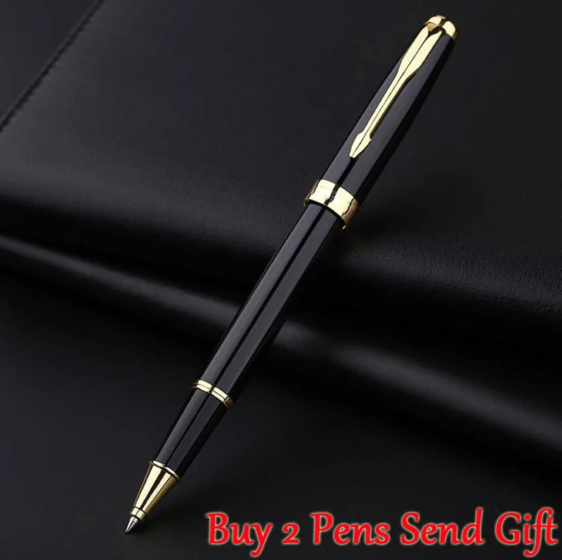 Classic Design Brand Metal Roller Ballpoint Pen Office Executive Writing Business Men Clip Pen Buy 2 Send Gift