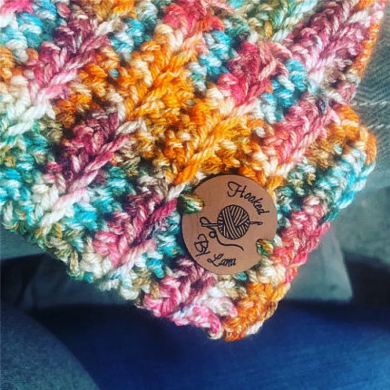 

Пользовательские этикетки из искусственной кожи 1,25 дюйма-персонализированные этикетки, пользовательские этикетки, кожаные этикетки для вязаных и вязаных изделий