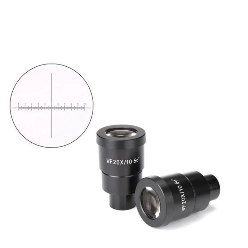 Brand New WF20X WideField Stereo Microscope Eyepiece With Reticle 30mm for Olympus Nikon ! Free Shipping