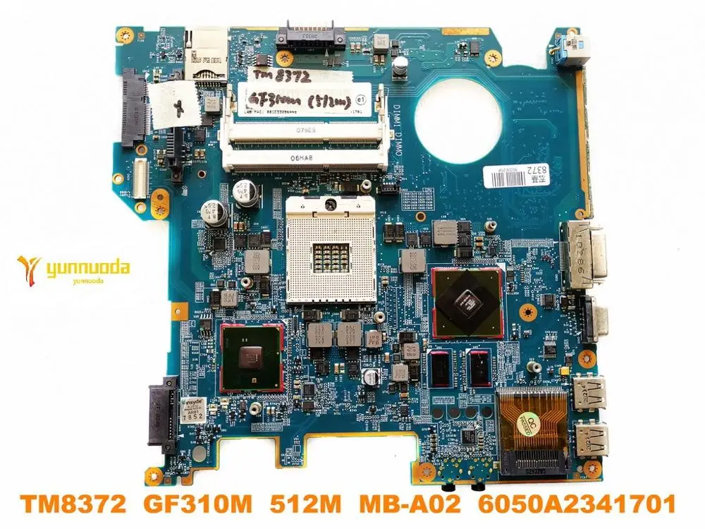 

Original for ACER TM8372 8372 laptop motherboard TM8372 GF310M 512M MB-A02 6050A2341701 tested good free shipping