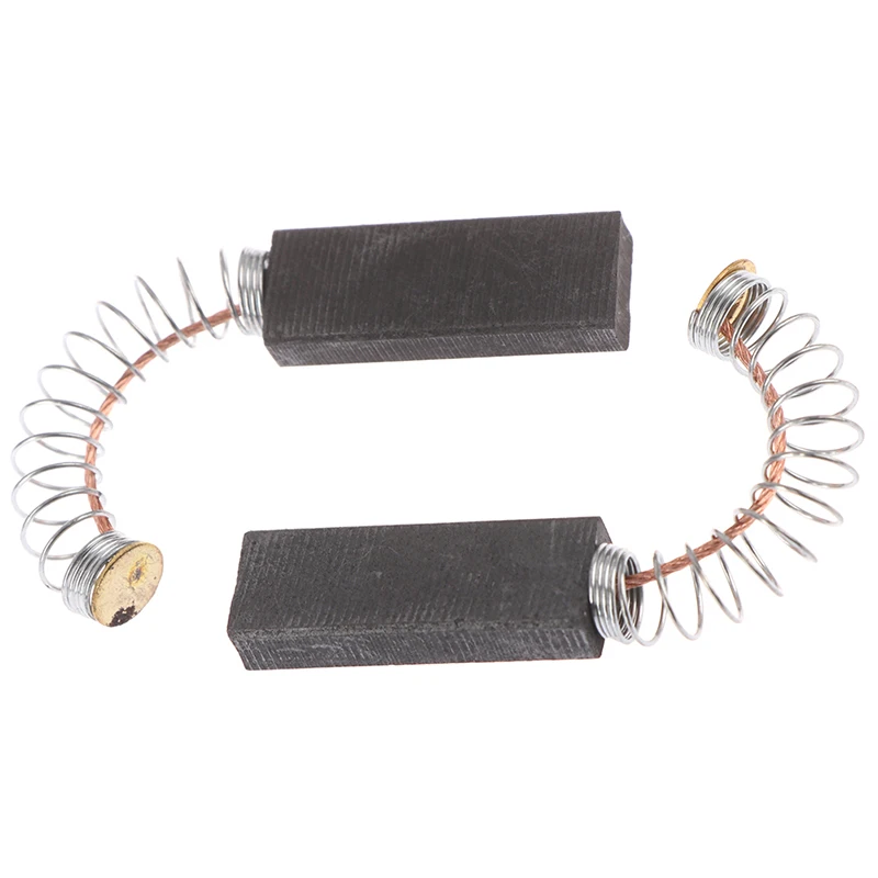 Juego de cepillos de carbono para Motor, herramientas eléctricas, accesorios de molienda, reparación de repuesto, 32x11x6mm, 2 uds.