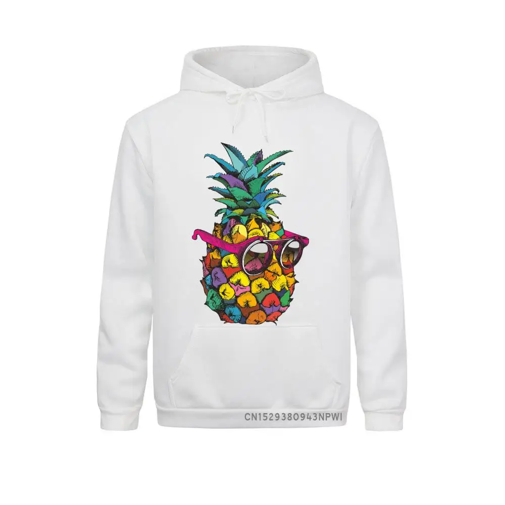 2021 Men Winter Fashion Pineapple Printed Sweatshirt Long Sleeve Hood Basic Pullover Hipster Cool Design Customed Hoody