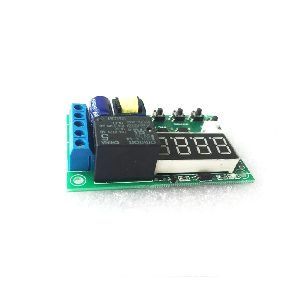 Taidacent Delay Time Relay 220V Relay Switch Timing Cycle Multi-function Delay Adjustable Time Digital Motor Protection Relay