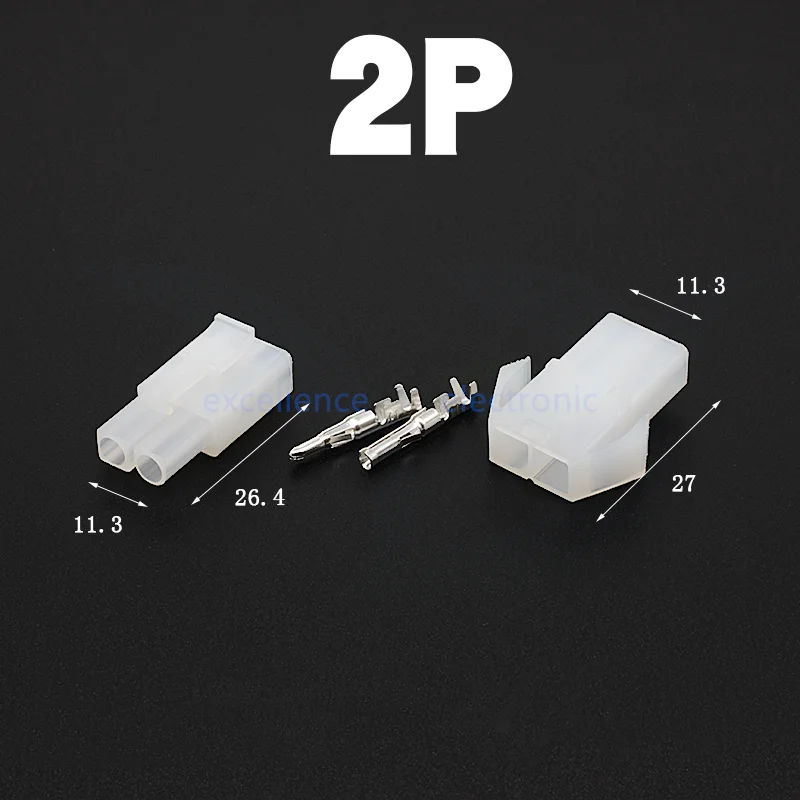 5 Sets 1/2/3/4/6/9 Way Pin Big Tamiya Connector Set Kits Large Tamiya Set EL 6.2MM Male Female Air Docking Connector