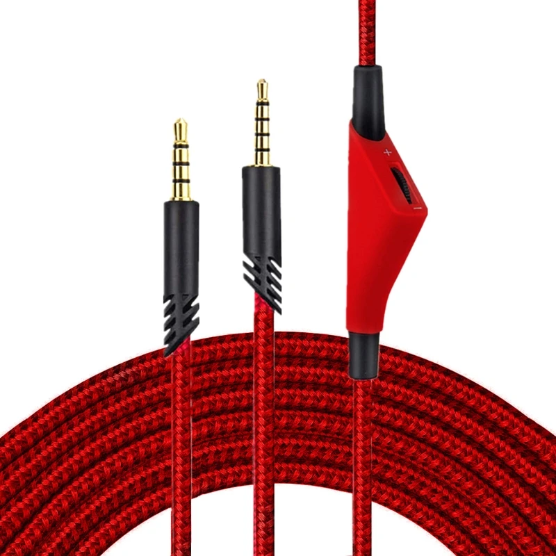 OOTDTY-Cable de extensión de Audio estéreo, repuesto de 2,0 m para auriculares Astro A10, A40, A30 con función de silencio