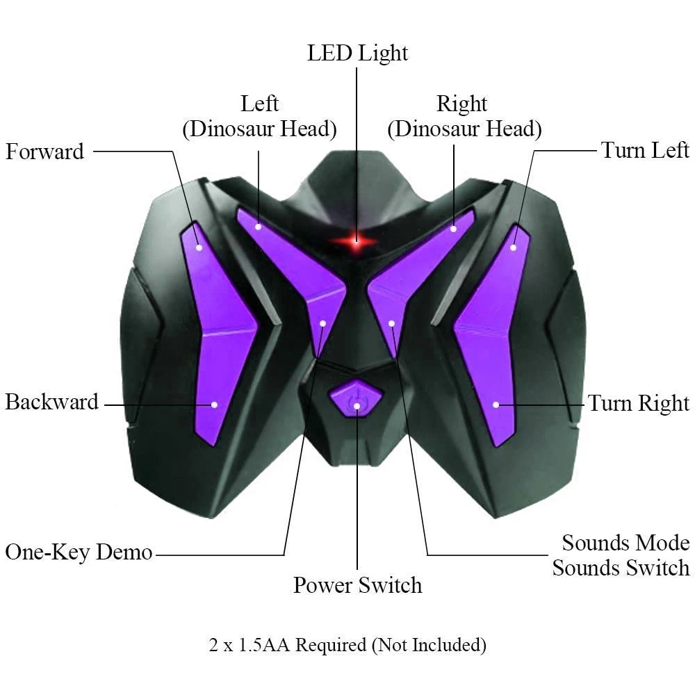 Fernbedienung Dinosaurier Spielzeug Elektro roboter Sound Licht intelligente Ausgrabung Jurassic Tiere Lernspiel zeug für Kinder