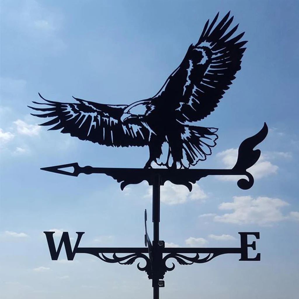 Metal wind vane European style iron roof decoration roof installation outdoor wind vane courtyard farm barn decoration