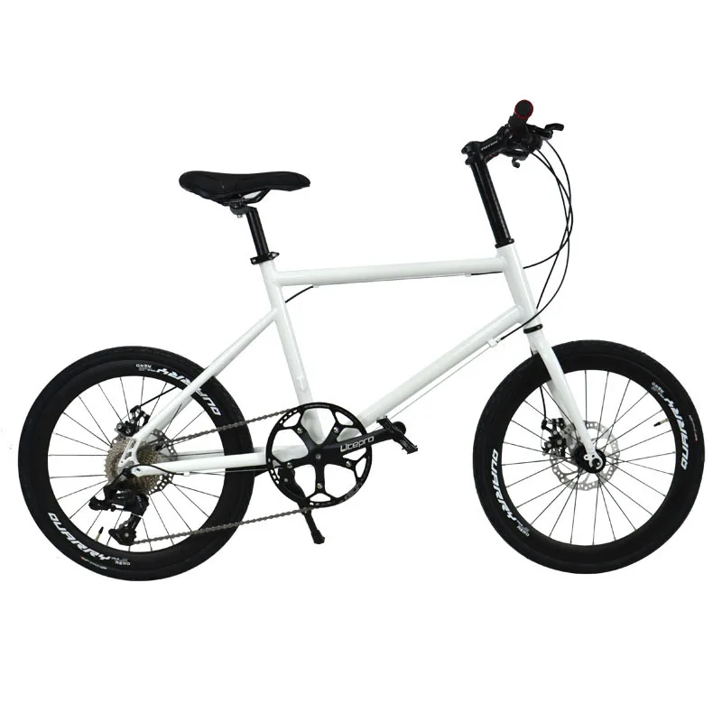 20 Inch Road Bike Travel Mini Bicycle Portable With Disc Brake Aluminum Alloy Frame 8 Speeds